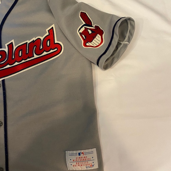 Vintage MLB CCM Cleveland Indians Jersey Med - Picture 7 of 9